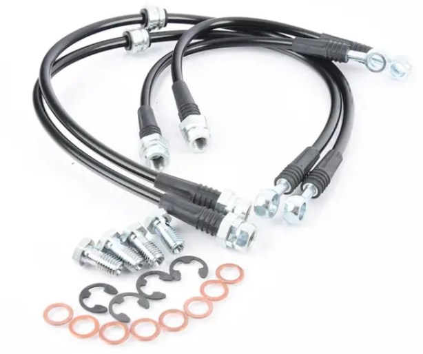 VW Stainless Steel Braided Brake Line Kit