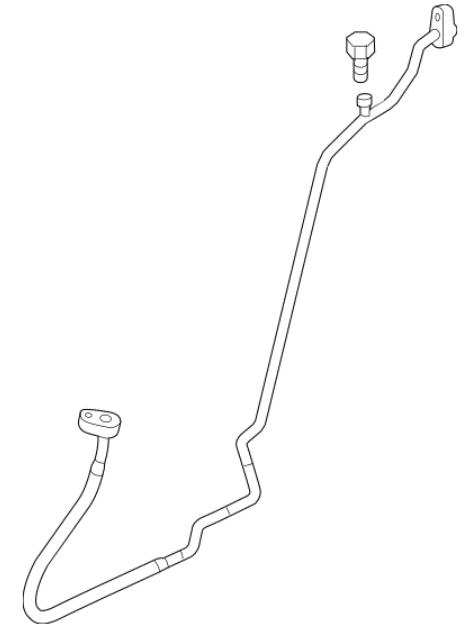 VW A/C Refrigerant Hose